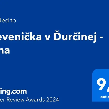 Drevenicka V Durcinej - Anna Casa vacanze Durcina